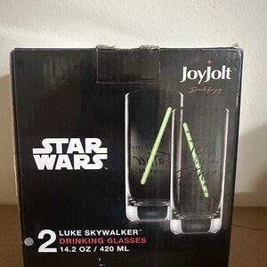 JoyJolt Star Wars Luke Skywalker Drinking Glasses
